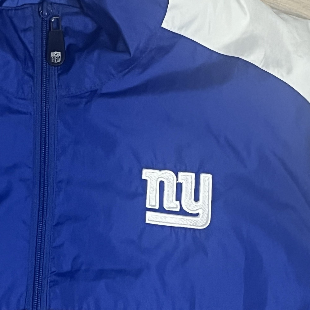 New York Giants Football Reebok SI NFL Team Apparel Jacket X-Large Windbreaker - Picture 2 of 10